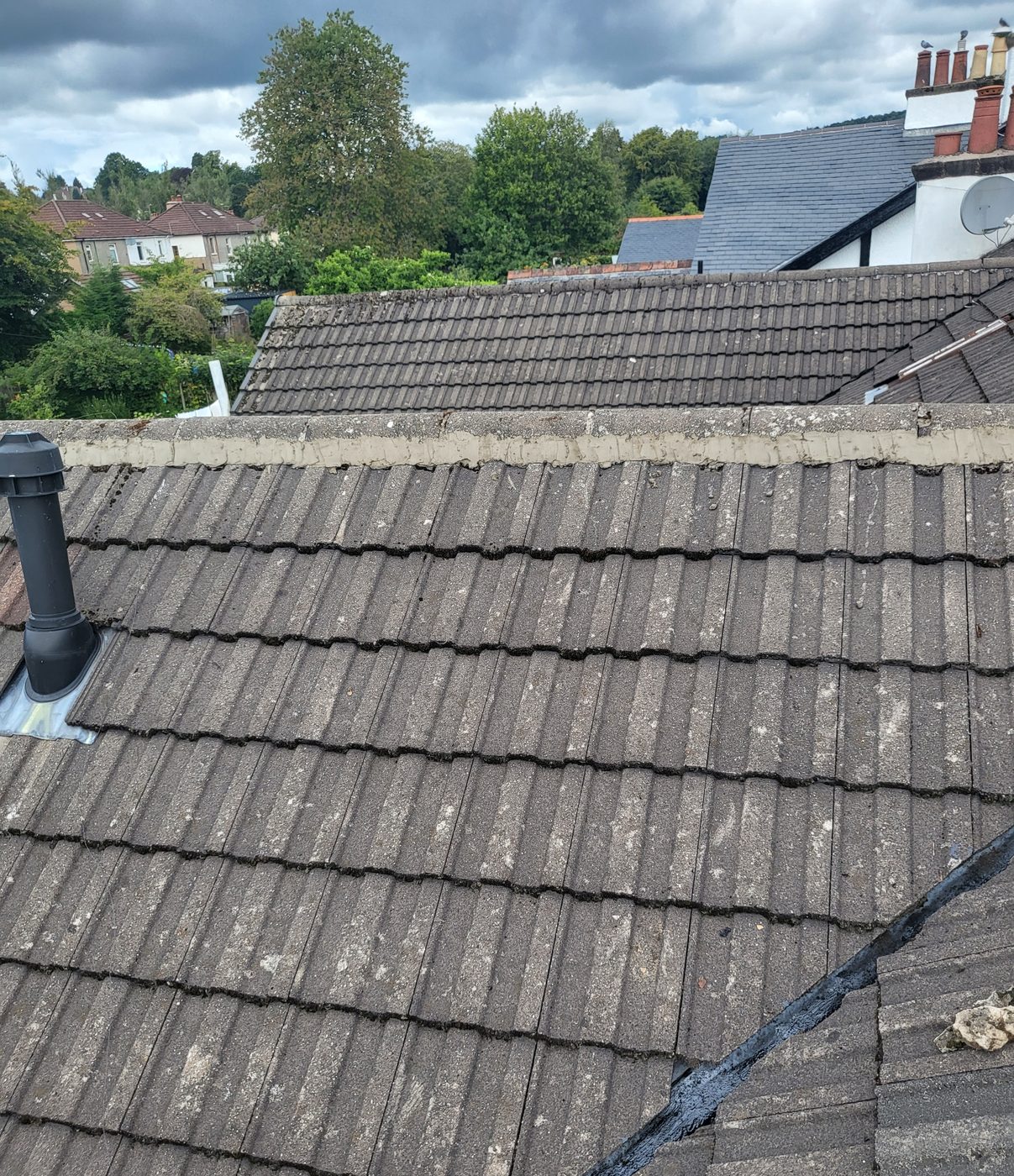 Roofline, gutters and eaves